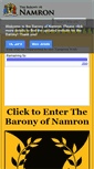 Mobile Screenshot of baronyofnamron.org